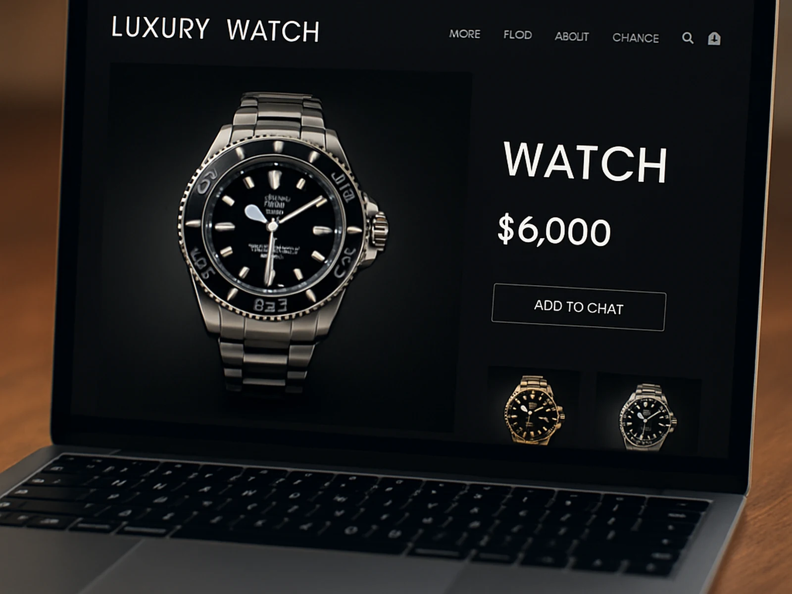 Luxury watchmaker e-commerce